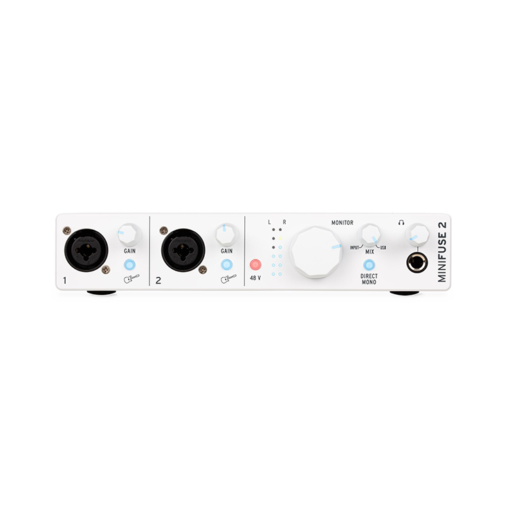 Arturia MiniFuse 2 USB 錄音介面（白色） - 產品圖片 2