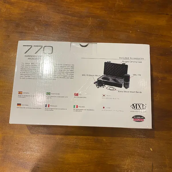 MXL [全新開封展示品出清] 770 電容式麥克風 - 產品圖片 2