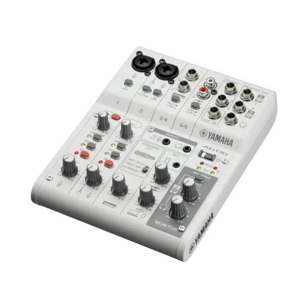 Yamaha AG06 MKII 直播型錄音介面/混音器 MK2 白色款 聲卡 - 產品圖片 2