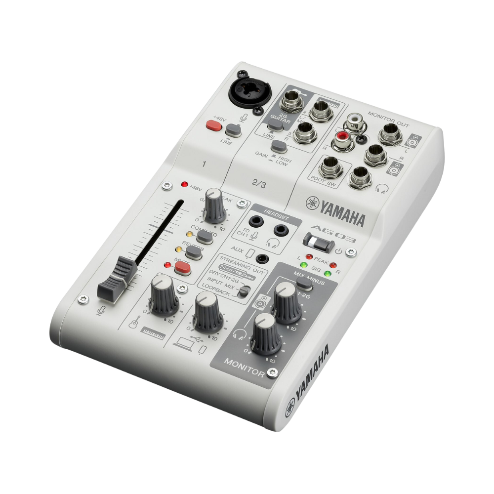 Yamaha AG03 MKII 直播型錄音介面/混音器 MK2 白色款 聲卡 - 產品圖片 2