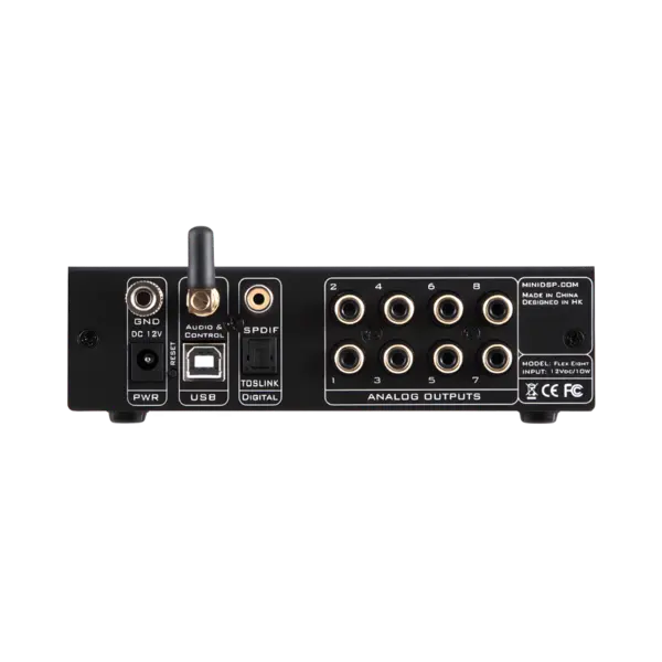 miniDSP Flex Eight DAC 家庭劇院 空間校正處理器 - 產品圖片 2
