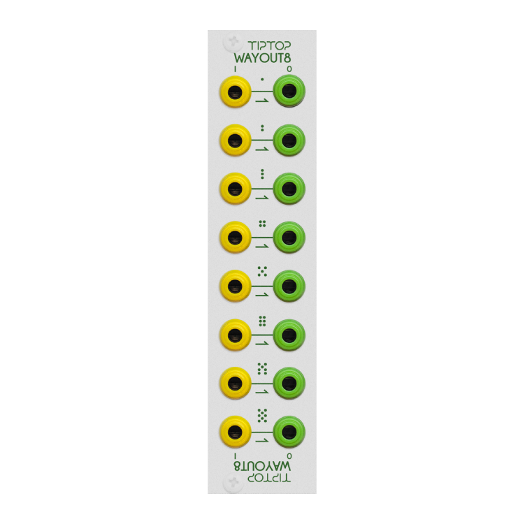 Tiptop Audio Wayout8 Patchbay 訊號分配模組 - 產品圖片 2