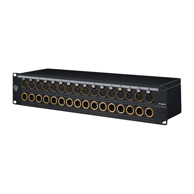 Black Lion Audio PBR XLR 32 DSub Patchbay 訊號分配板 TRS3 配線盒 配線機櫃 - 產品圖片 2