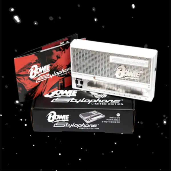 Stylophone Bowie 迷你合成器 BOWIE 大衛鮑伊特別款 賽樂瘋掌上型合成器 總代理公司貨 玩具樂器 - 產品圖片 2