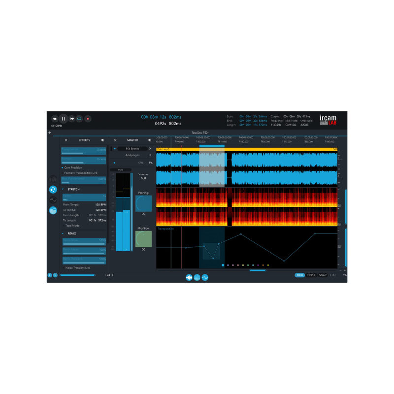 IrcamLab TS2 音訊編輯軟體 Plugin (下載版) - 產品圖片 2