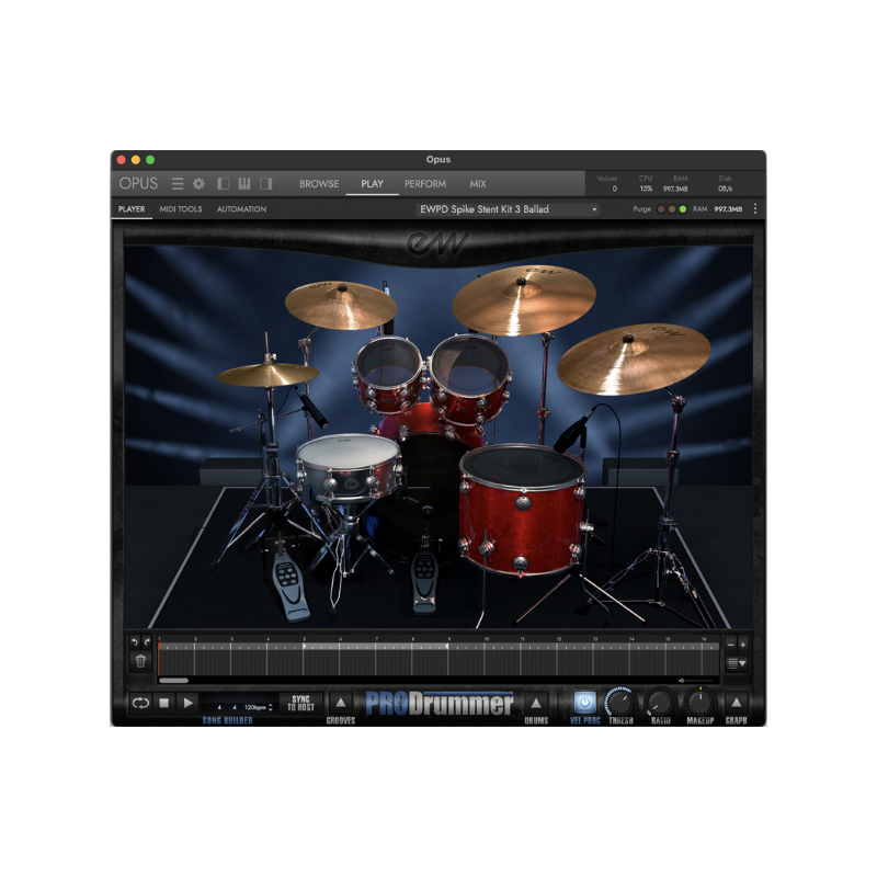 EastWest ProDrummer 鼓組音色取樣音源 Plugin (下載版) - 產品圖片 2