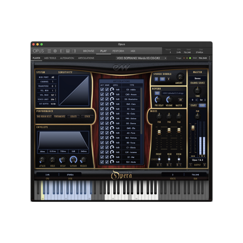EastWest Voices of Opera 歌劇人聲取樣音源 Plugin (下載版) - 產品圖片 2