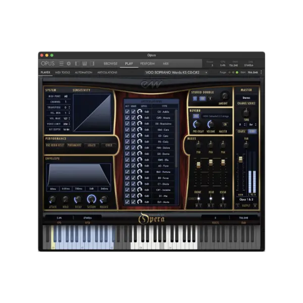 EastWest Voices of Opera 歌劇人聲取樣音源 Plugin (下載版) - 產品圖片 2
