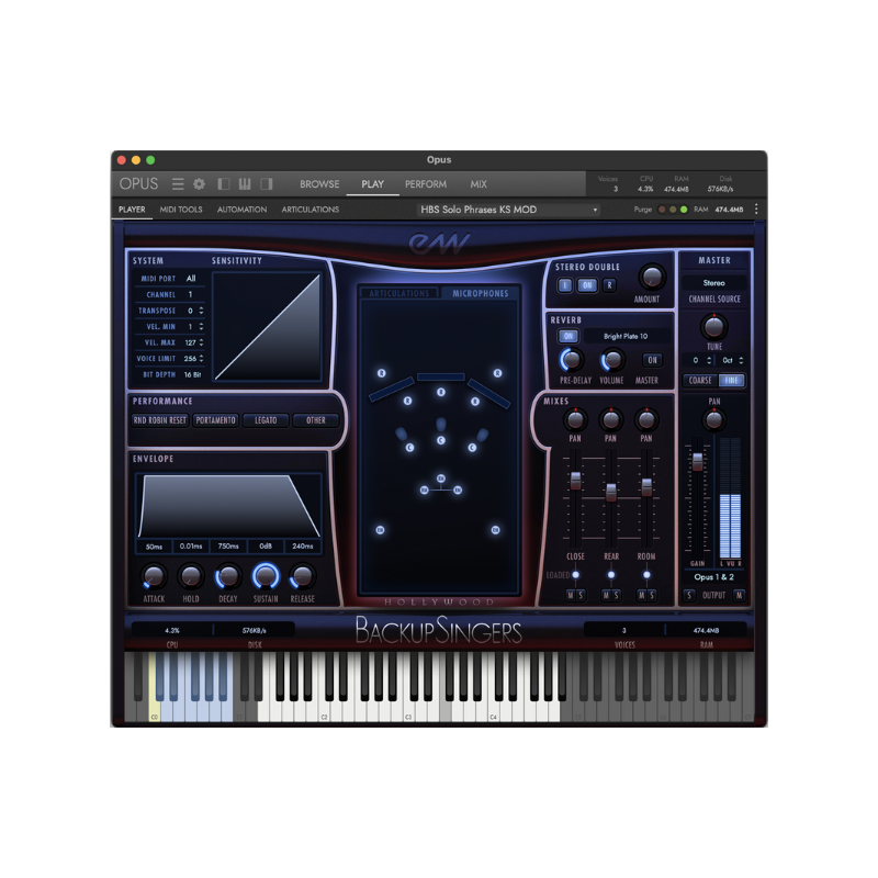 EastWest Hollywood Backup Singers 好萊塢和聲取樣音源 Plugin (下載版) - 產品圖片 2