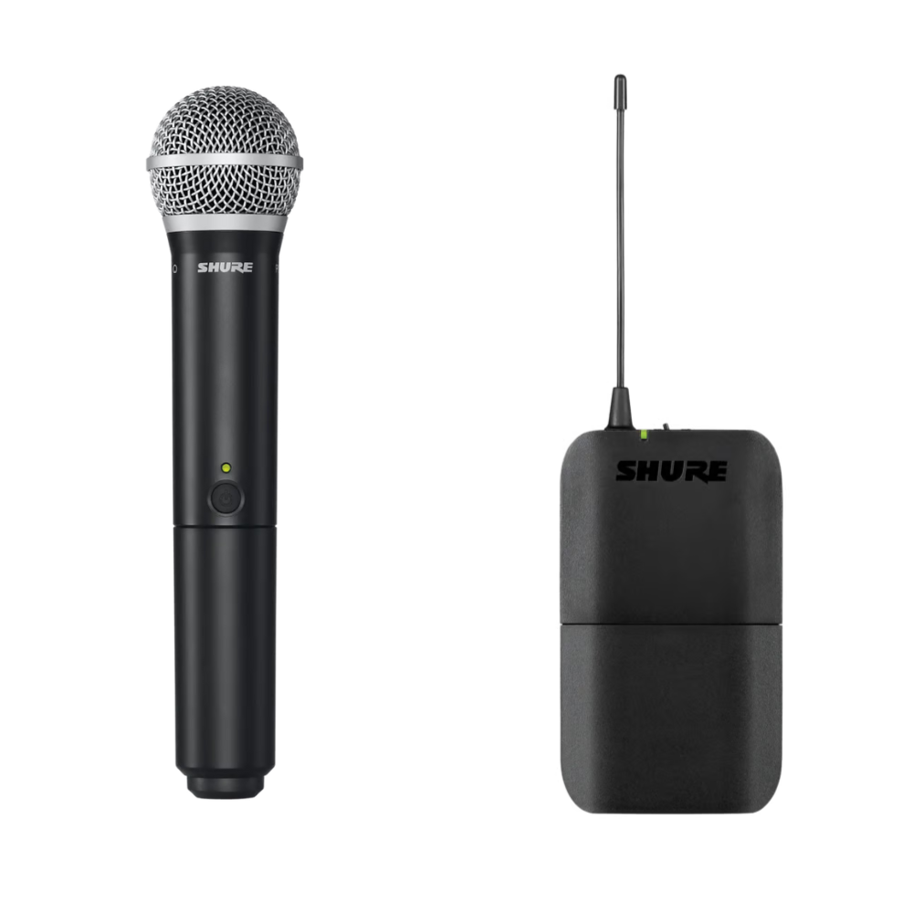 Shure BLX1288 無線麥克風系統 CVL 領夾式麥克風 PG58 手持式麥克風 - 產品圖片 2