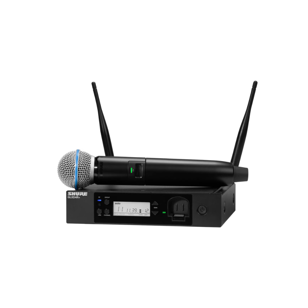 Shure GLXD24R+ 無線手持麥克風機架系統 可選購 SM58 BETA 58A BETA 87A - 產品圖片 2