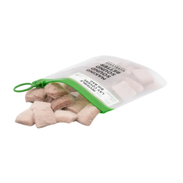 BubbleBee Industries The Invisible Lav Covers Fur Outdoor (Big Bag) 領夾式麥克風防風毛罩 - 產品圖片 2