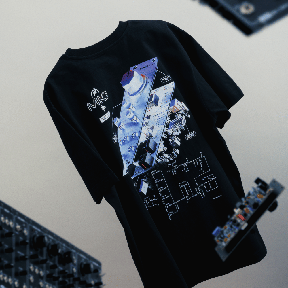 Erica Synths MKI Hi-Hat T-Shirt 重磅短袖上衣 - 產品圖片 2