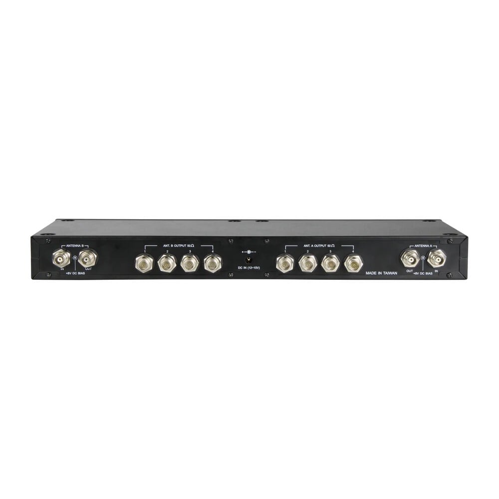 MIPRO AD-708 UHF 寬頻四頻道自動增益控制天線分配器- DigiLog 聲響實驗室