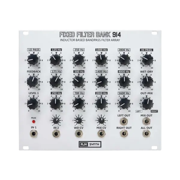 AJH Synth FFB914 Fixed Filter Bank 14 段電感式固定濾波器組 Eurorack 模組 - 產品圖片 2