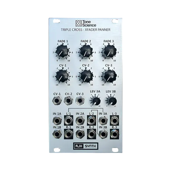 AJH Synth Tone Science Triple Cross 三路交叉淡化／相位移動器 Eurorack 模組 - 產品圖片 2