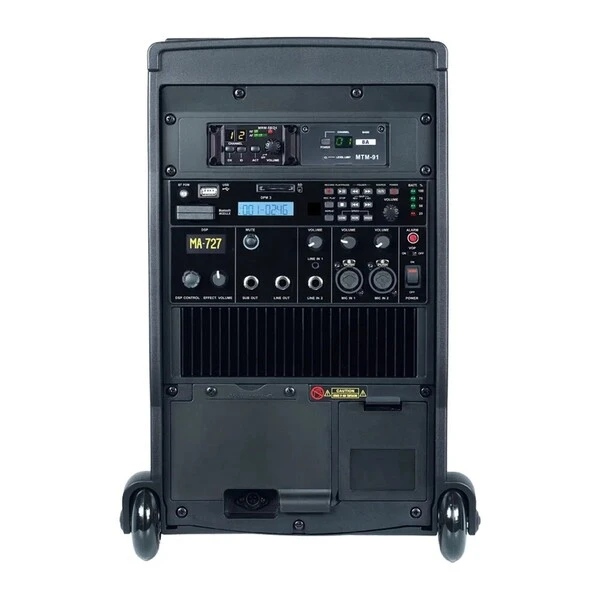MIPRO MA-727/ACT-58H×2 5.8G 雙頻手提擴音機 - 產品圖片 2