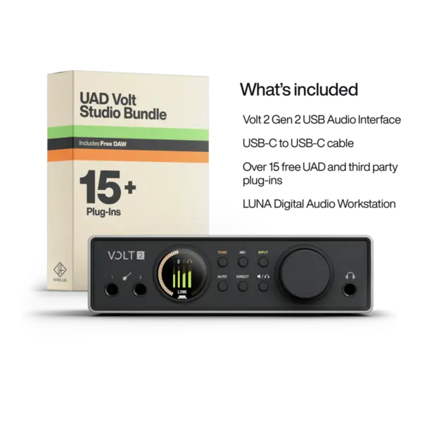 Universal Audio Volt 2 Gen 2 USB-C 錄音介面 第二代 Volt2 - 產品圖片 2