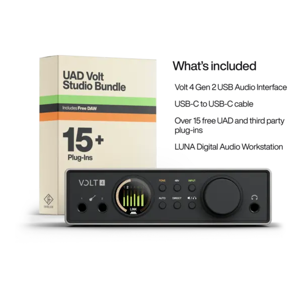 Universal Audio Volt 4 Gen 2 USB-C 錄音介面 第二代 ADAT MIDI Volt4 - 產品圖片 2