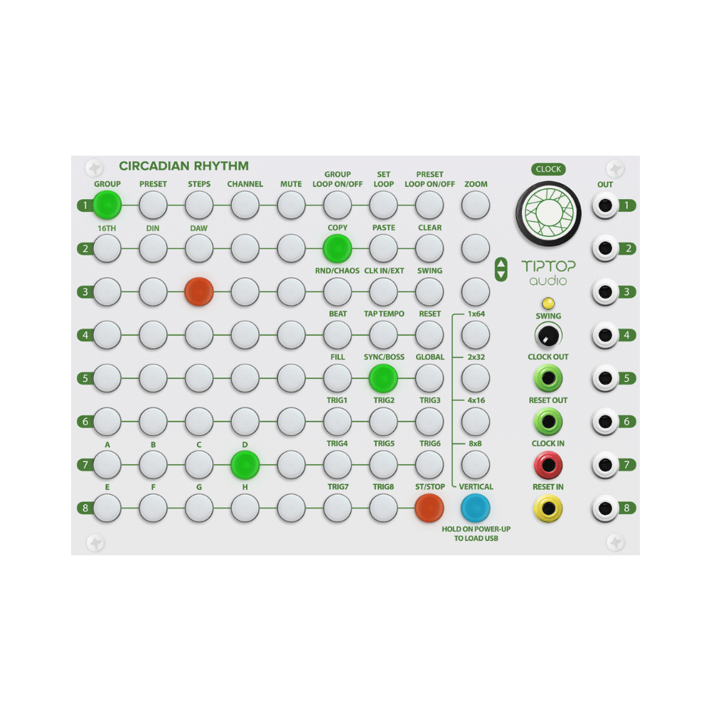 Tiptop Audio Circadian Rhythms 序列器 - 產品圖片 2