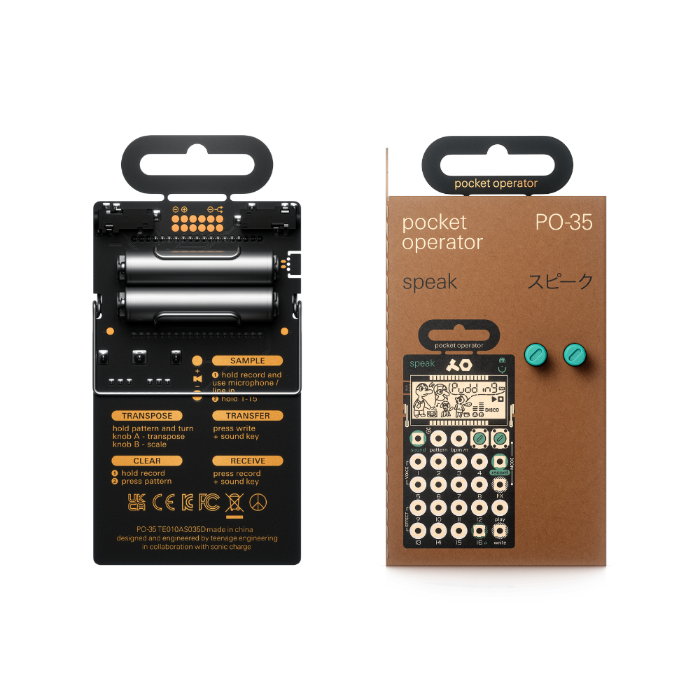 teenage engineering PO-35 Speak - DigiLog 聲響實驗室