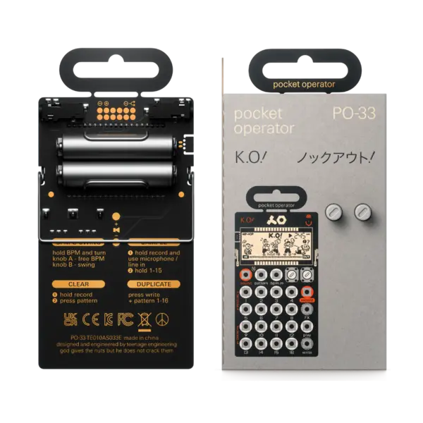 teenage engineering PO-33 K.O! - 產品圖片 3