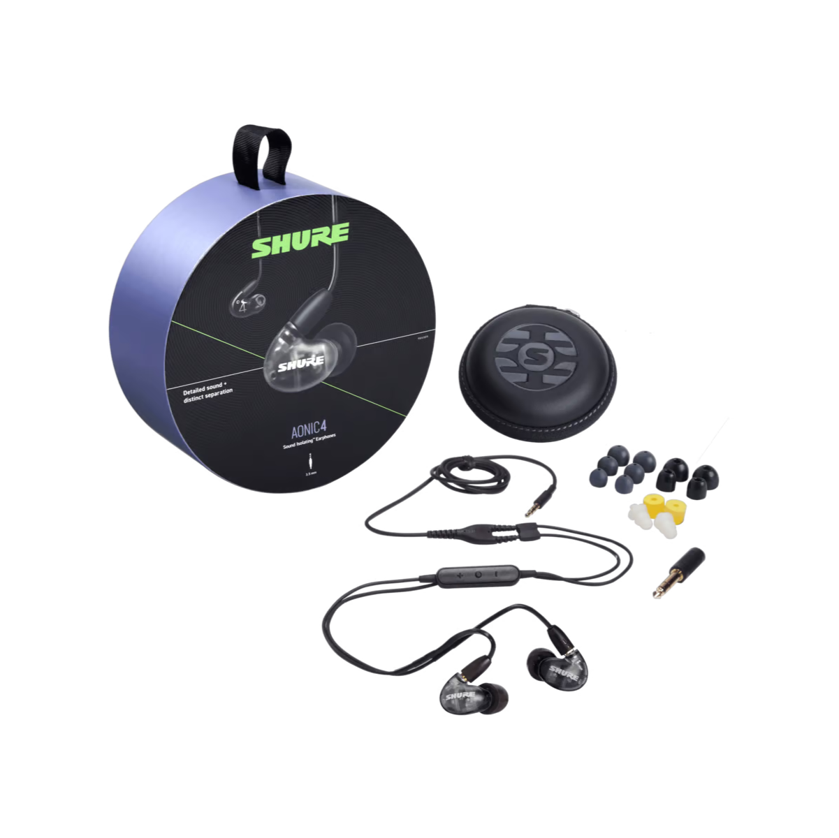 Shure AONIC 4 耳道式耳機 線控版 IEM 監聽耳機 - 產品圖片 3
