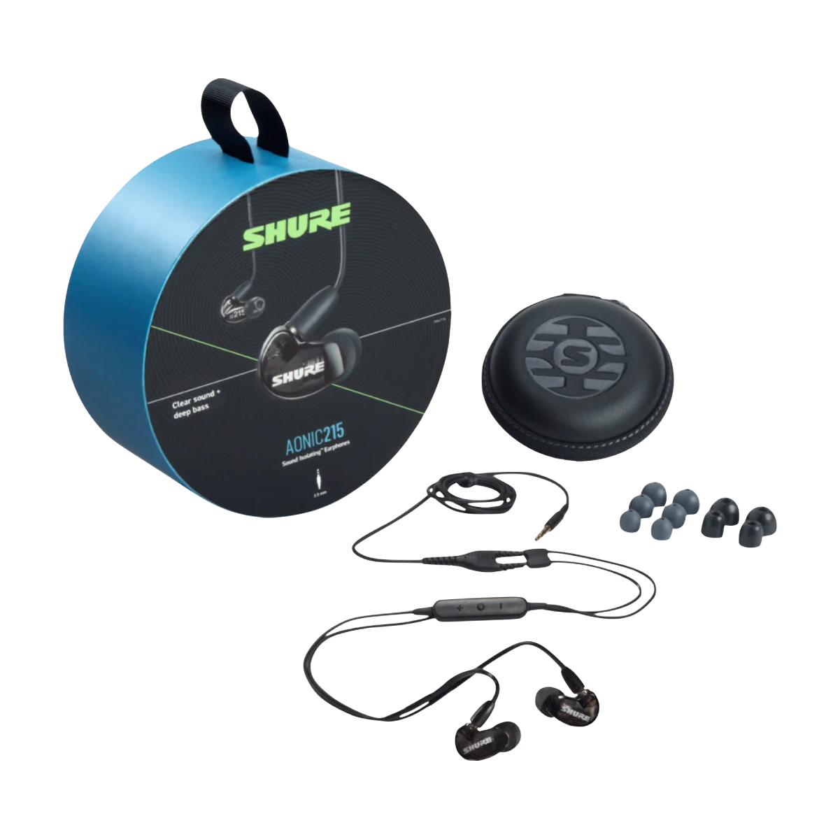 Shure AONIC 215 耳道式耳機 線控版 IEM 監聽耳機 - 產品圖片 3