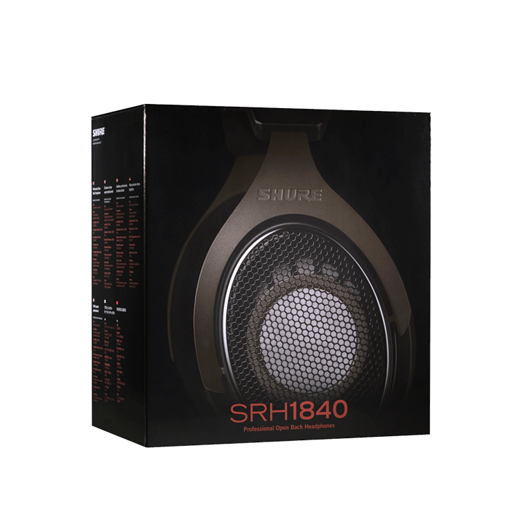 Shure SRH-1840 全罩式監聽耳機 開放式監聽 - Product Image 3