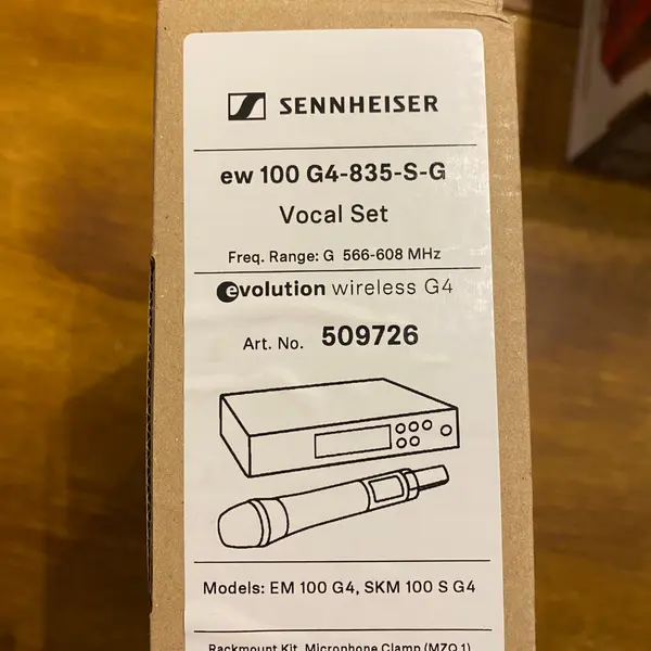 Sennheiser [開封品出清] EW100 G4 835 無線麥克風系統 - 產品圖片 3