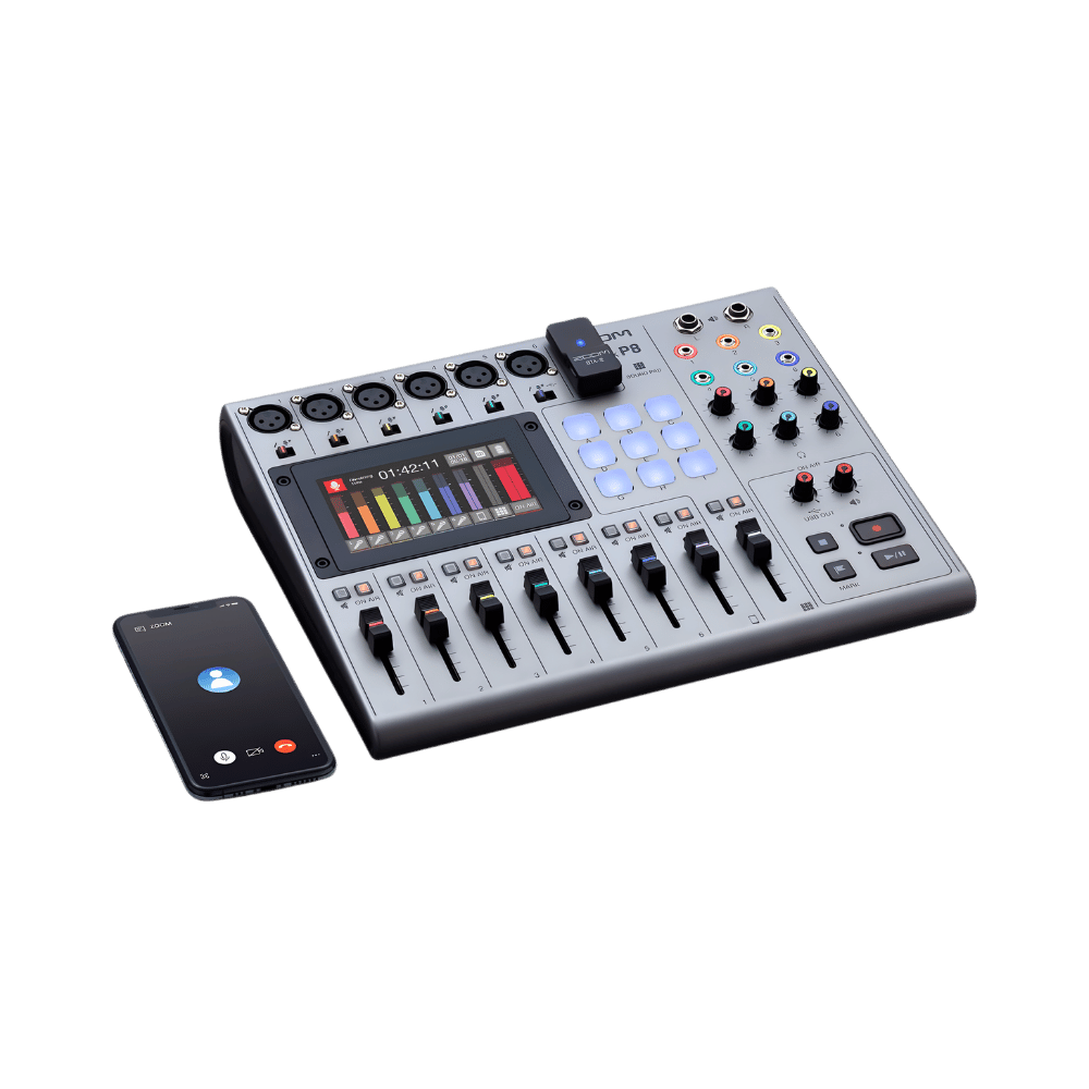 Zoom PodTrak P8 Podcast 桌上型錄音機 - 產品圖片 3
