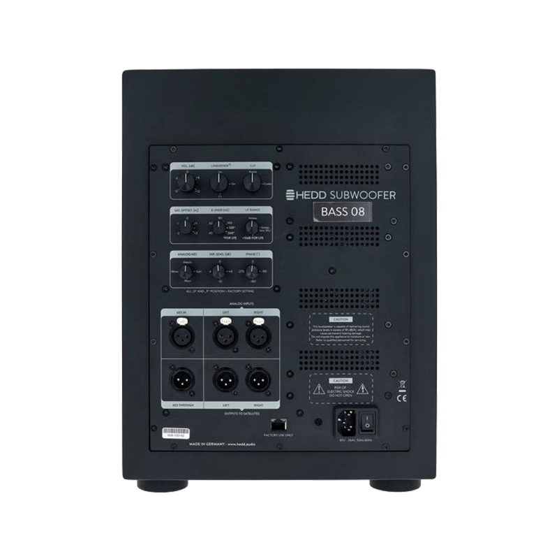HEDD BASS 08 Subwoofer 重低音監聽喇叭（單顆） - 產品圖片 3
