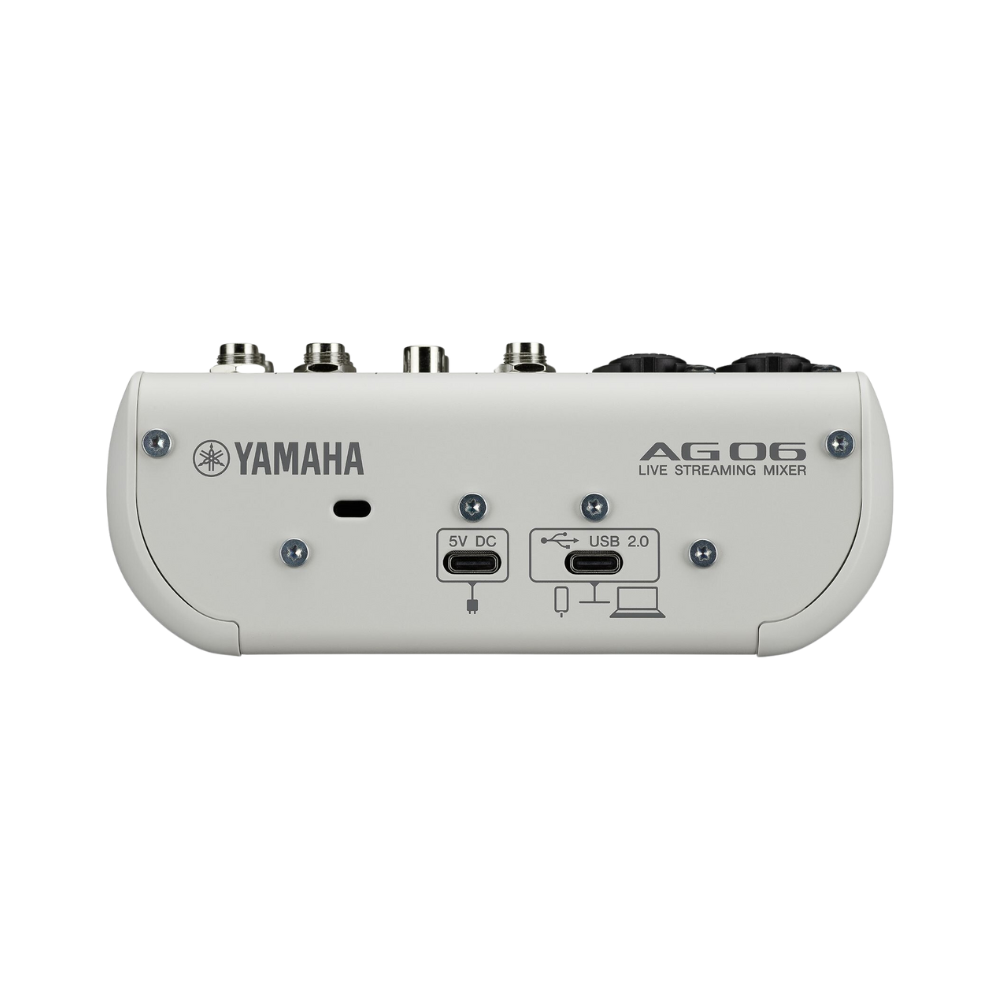 Yamaha AG06 MKII 直播型錄音介面/混音器 MK2 白色款 聲卡 - Product Image 3
