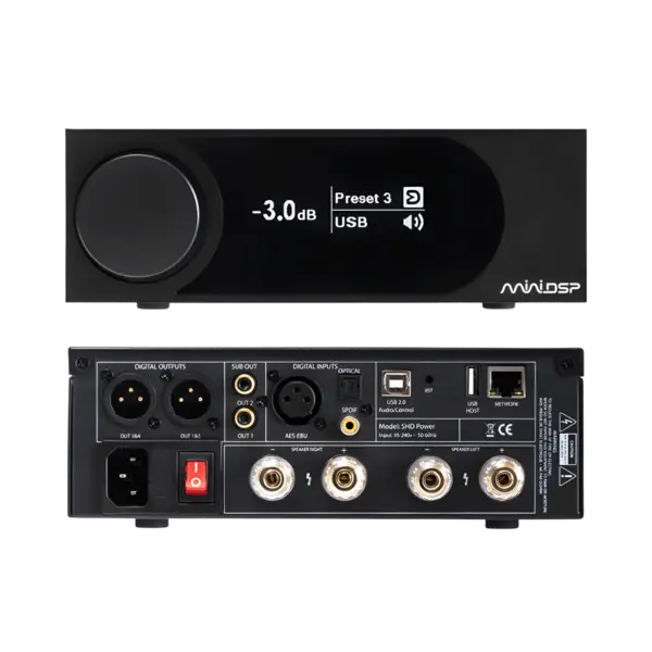 miniDSP SHD Power DIRAC Live 擴大機 - 產品圖片 3