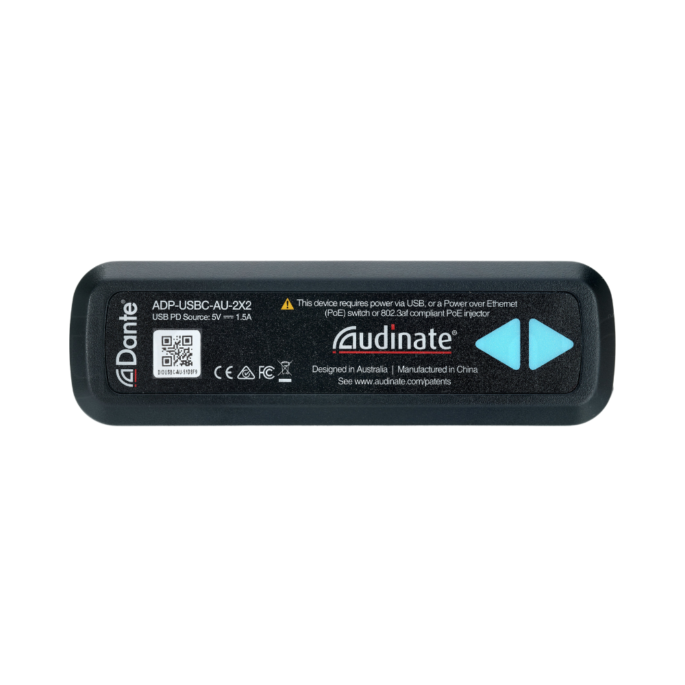 Audinate Dante AVIO USB-C IO Adapter 2x2 轉接頭 Dante介面 - 產品圖片 3