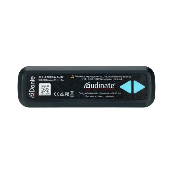 Audinate Dante AVIO USB-C IO Adapter 2x2 轉接頭 Dante介面 - 產品圖片 3