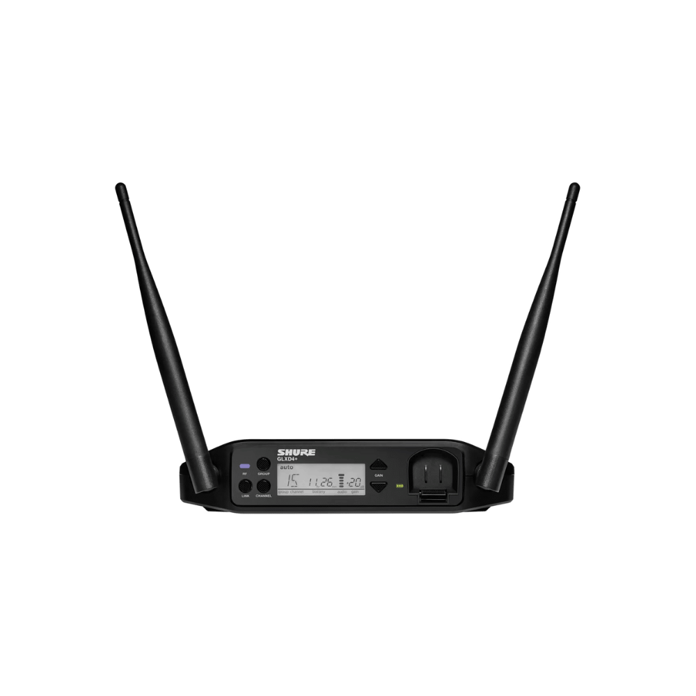 Shure GLXD14+ 無線麥克風系統 無線腰掛式發射器 桌面接收器 可加購 WL93 WL185 SM35 BETA 98H/C PGA31 - 產品圖片 3