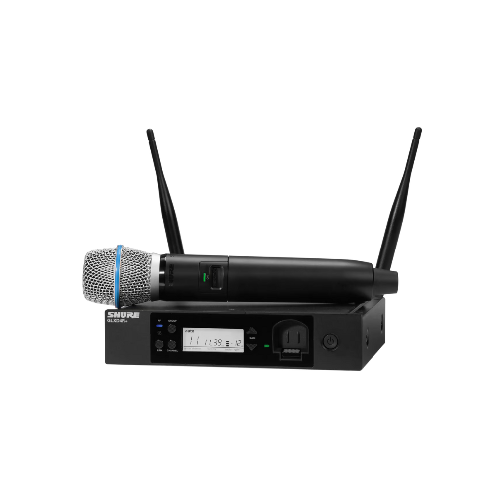 Shure GLXD24R+ 無線手持麥克風機架系統 可選購 SM58 BETA 58A BETA 87A - 產品圖片 3