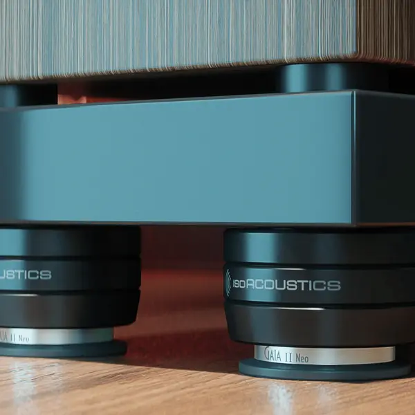 IsoAcoustics GAIA II Neo (消光黑 / 暗鉻) 落地式喇叭架 一組四個 - 產品圖片 3