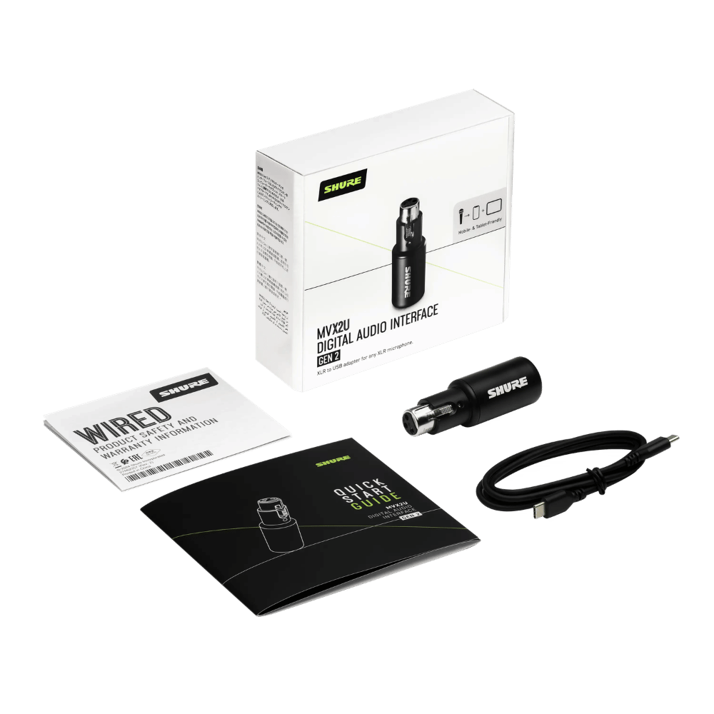 Shure MVX2U Gen 2 隨身錄音介面 - 產品圖片 4