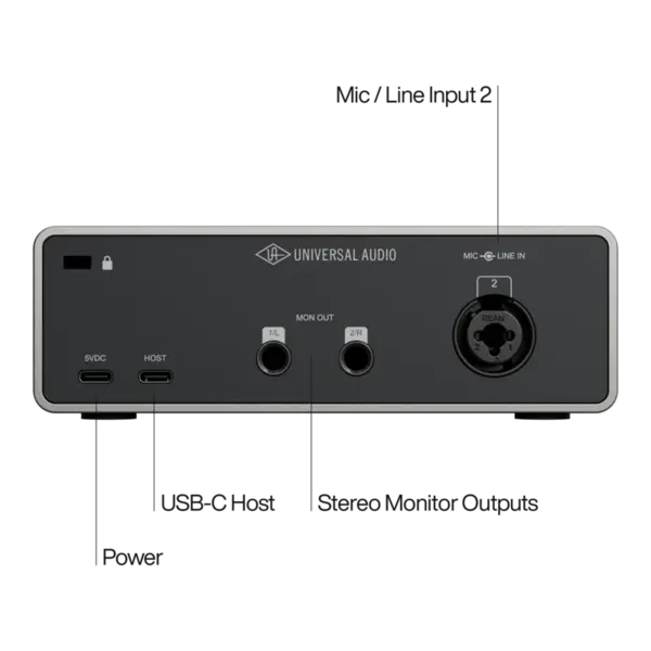 Universal Audio Volt 1 Gen 2 USB-C 錄音介面 第二代 Volt1 - 產品圖片 4